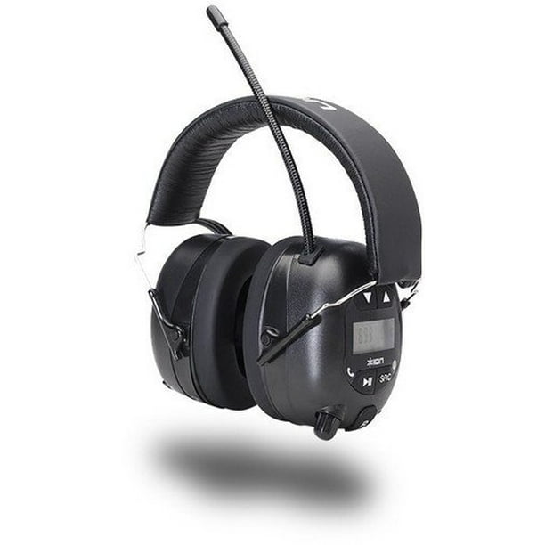 ION Audio Tough Sounds Hearing Protection Headphones with Bluetooth and Radio