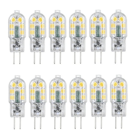 

Tomshine AC/DC 3W G4 LED Light Bulb Equivalent Replacement of 30W Halogen Lamp Energy-saving Bi-Pin Base Shatterproof Bulb Replacement 360° Beam Angle 160lm Non-dimmable No Flicker Pack of