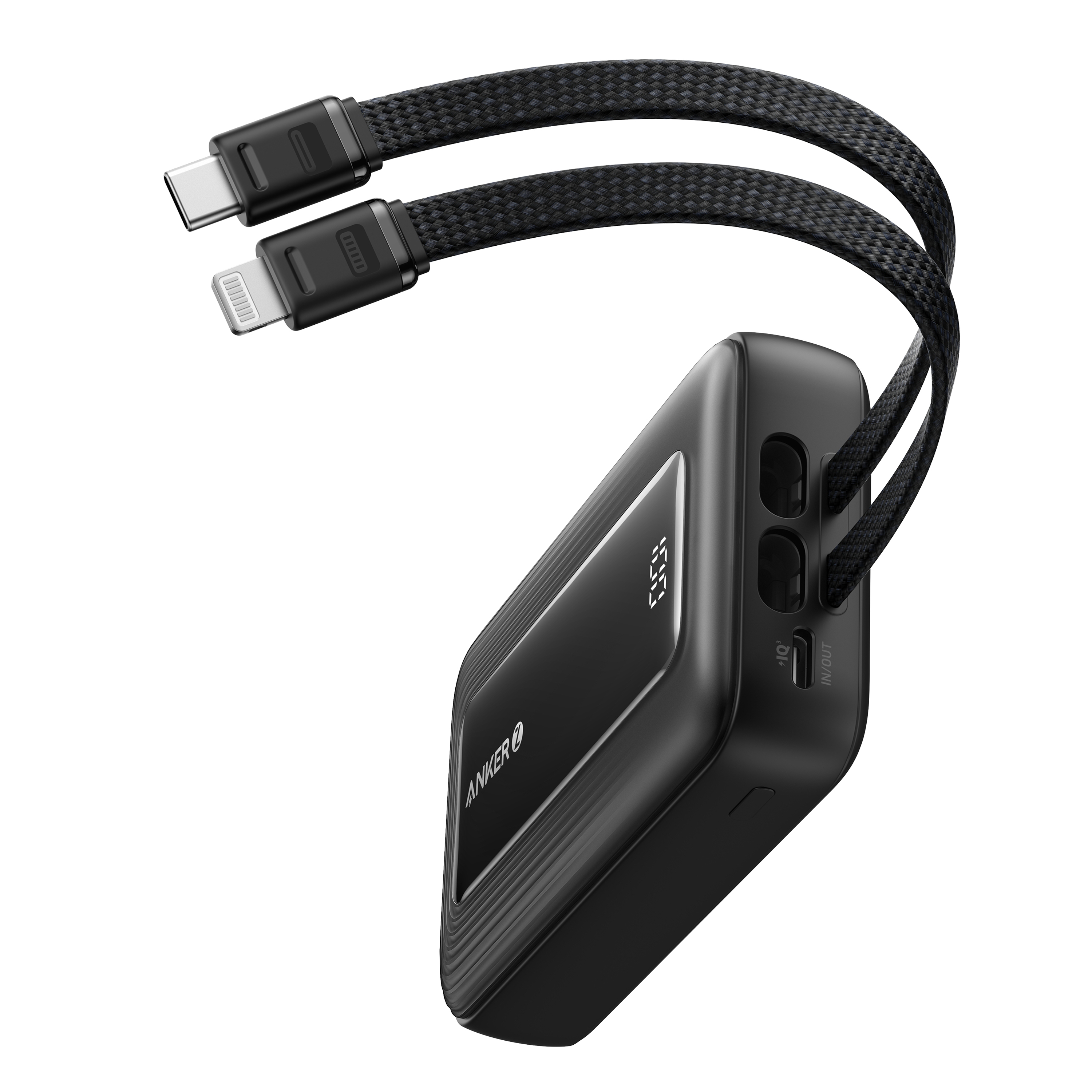 Anker 20000mAh Power Bank with Built-in Lightning and USB-C Cables photo 3