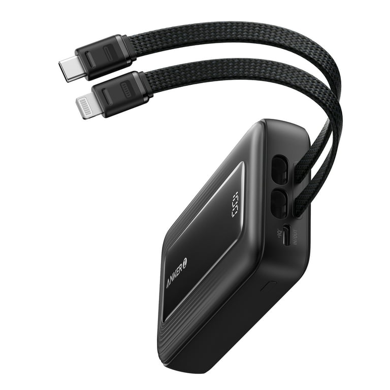 Anker 20,000mAh Power Bank, 30W Fast Charging, Built-In USB-C +