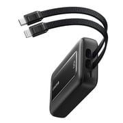Anker 20,000mAh Power Bank, 30W Fast Charging, Built-In USB-C + MFi Lightning Cables, USB-C & USB-A