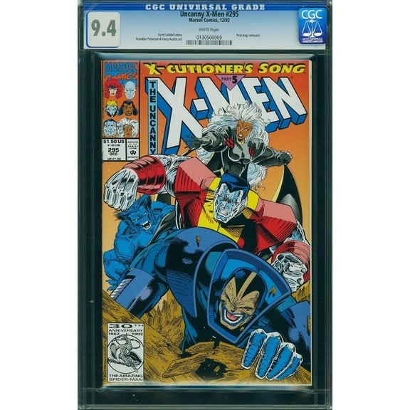 Uncanny X-Men #295 - CGC 9.4 Comic Book