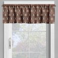thumbnail image 2 of Ambesonne Bear Window Valance, Flock of Big Angry Bears, 54" X 18", Umber Brown and Cocoa, 2 of 5