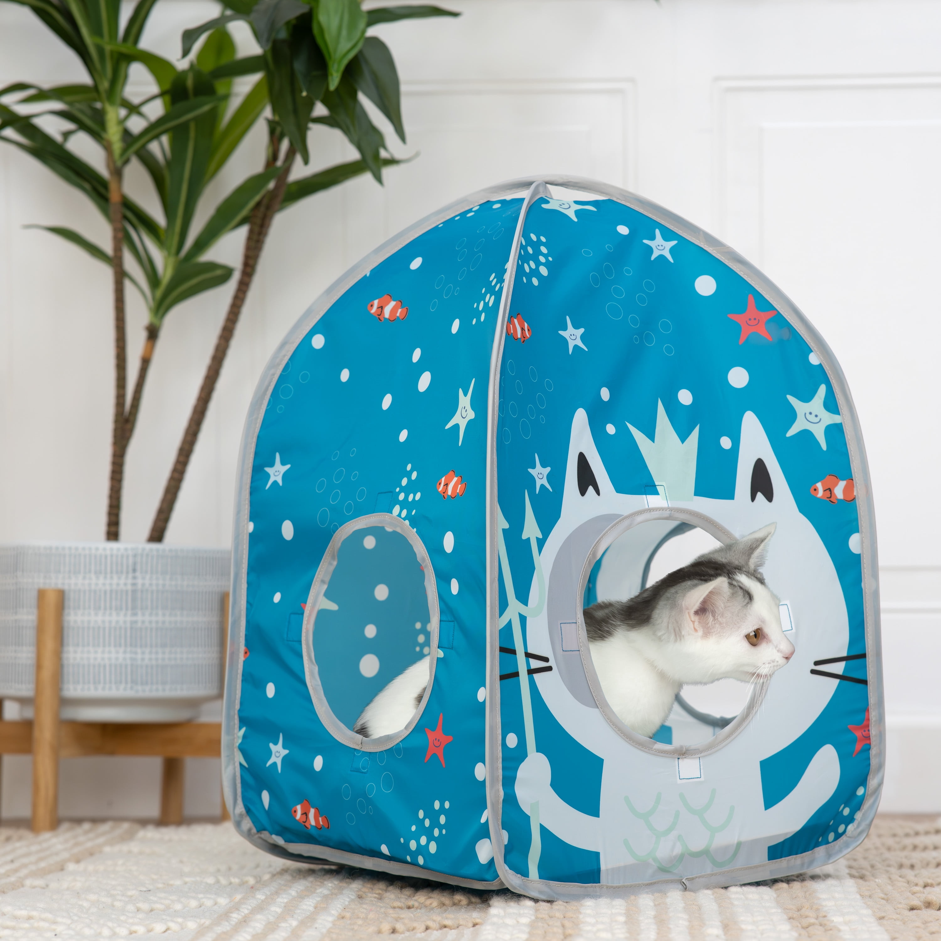 Kitty City Ocean Cat Play Furniture, Play House