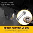 thumbnail image 4 of Titanium coated carbonized tile cutter exchange 22 x 6 x 6 mm brass tone, 4 of 5