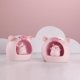 thumbnail image 3 of Adornos de decoración de mesa, lámpara de estrella con luz nocturna de cerdito rosa, artesanías de resina para cumpleaños (cabeza retorcida), 3 of 5
