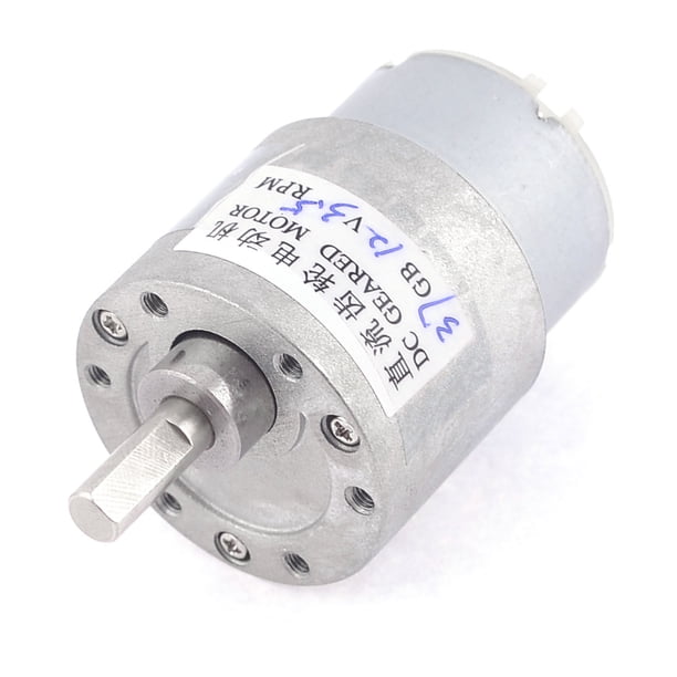 Motor con Reductor de Magnetismo Permanente de 12V 3.5RPM Diámetro de Eje de 6mm