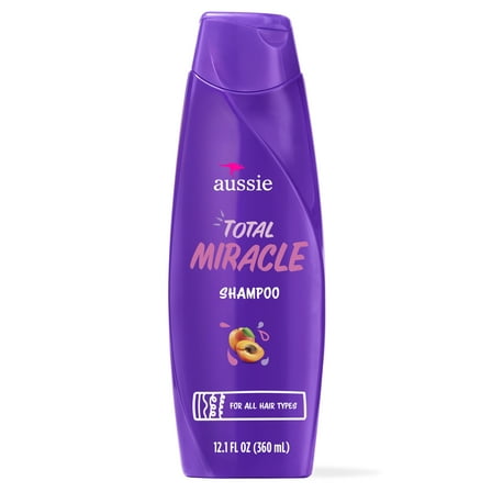 Aussie Total Miracle Shampoo for All Hair Types 12.1 fl oz
