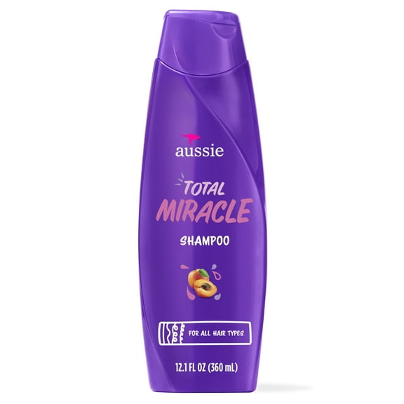 Aussie Total Miracle Shampoo for All Hair Types 12.1 fl oz