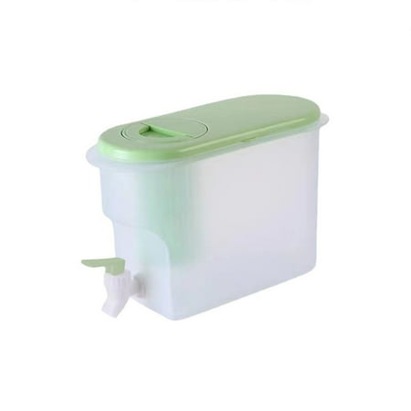 

Vikakiooze Tea Kettle 3.5L Large Capacity Plastic Beverage Dispenser Drink Dispenser With Tap Ice Lemonade Juice Container With Lid Fruit Teapot Lemonade Milk Bucket Drink Containe