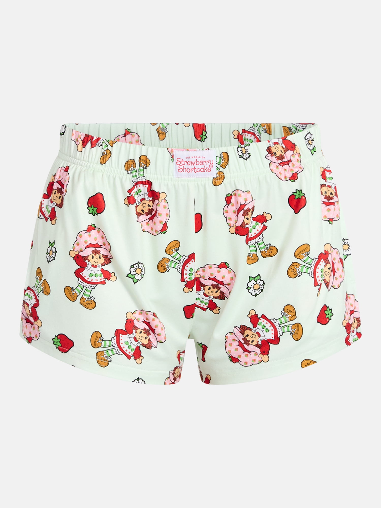 Strawberry Shortcake Women's Jersey Knit Sleep Shorts, 2-Pack, Sizes XS-3X