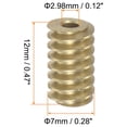 thumbnail image 2 of Unique Bargains Gear Shaft Brass 0.5 Modulus 2.98mm Hole Diameter Drive Gear Box for Small Motor, 2 of 5