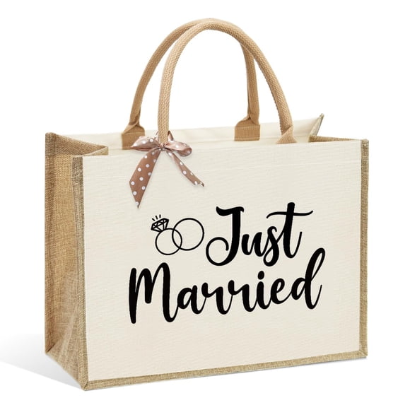 Bolsa de tela KongmoTree Bride de 42 x 32 x 19 cm, grande
