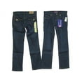 thumbnail image 1 of Ladies Sizes 1/3/5/7/9/11/13/15, Denim Jeans, Low Rise, 5 Pockets, Straight Leg Cut. * 1 Unit Pack *, 1 of 1