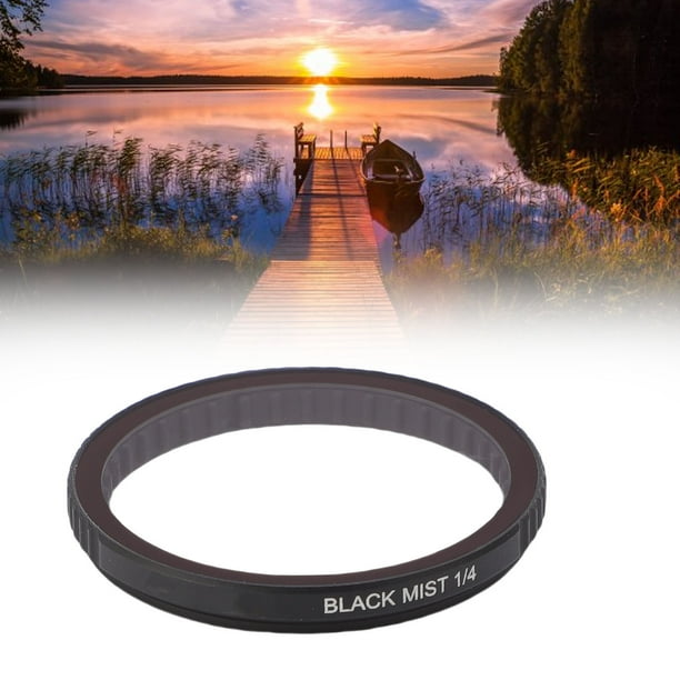 Filtro de Efecto de Niebla Negra, Filtro de Niebla Negra Profesional 1/4 Protectora Portátil Pediendo Rasguído para Fotografía de Retratos