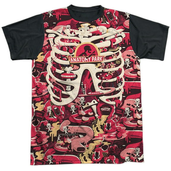 Rick And Morty Anatomy Park Unisex Adult Halloween Costume Sublimated T Shirt