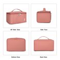 thumbnail image 4 of NOL Natural Organic Lifestyle Small Lunch Bag Mini Lunch Box Insulated Lunch Bag for Men/Women Leakproof Cooler Tote Bag Lightweight Nylon Waterproof Lunch Box For Work, Dark pink, 4 of 6