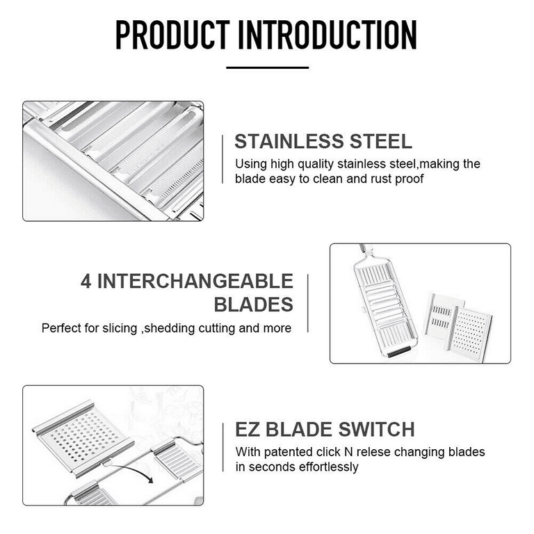 Box Grater, Stainless Steel Vegetable Grater, Multifunctional Potato Grater,  Ginger Mesher With Container, Household Cheese Slicer, Vegetable Slicer,  Manual Food Shredder With 4 Sides, Kitchen Stuff, Kitchen Gadgets - Temu