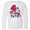 AA-White, variant on Inktastic 4th of July Cutie with Stars Long Sleeve Youth T-Shirt
