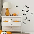 thumbnail image 6 of Lighted Halloween Bat Wall Stickers - 3D Glow in The Dark Bats Decor for Windows, Bedroom & Outdoor Halloween Party Displays, 6 of 7