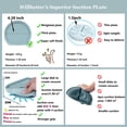 thumbnail image 3 of Set de alimentación para bebés WillBetter Silicone, 6 unidades con placa de succión, 3 of 7