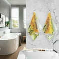 thumbnail image 6 of Dreamtimes Watercolor Sunflower Painting Hand Towels for Bathroom 100% Cotton 2 pcs Face Towel 16 x 28 inch, Absorbent Soft & Skin-Friendly, 6 of 6