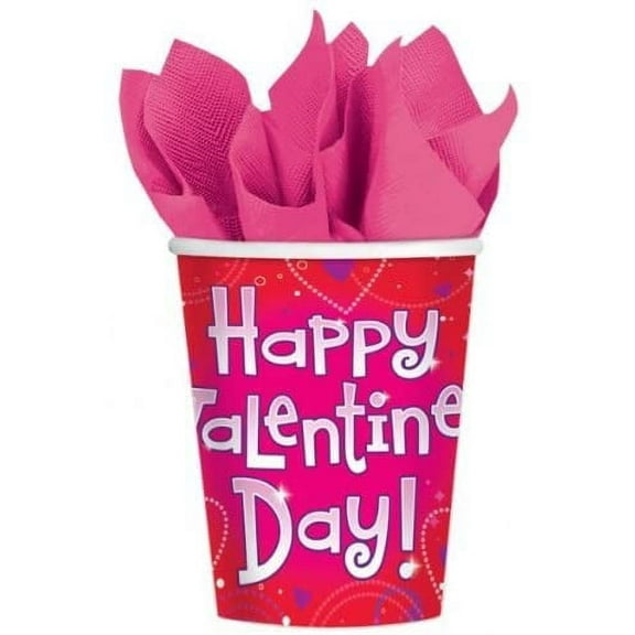 Love Crazy Valentine's Day Party 9 oz. Paper Cups