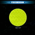 thumbnail image 6 of 20 Pcs Reflective Stickers, 1.97" OD Round Shape Safety Tape Reflector Universal for Cars Trucks Trailers Waterproof PET Fluorescent Yellow, 6 of 7