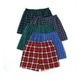 thumbnail image 3 of Fruit of the Loom Men's 5Pack Plaid Boxer Shorts Boxers Underwear 3XL, 3 of 3