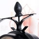 Boiiwant Horloge Murale Double Face Paddington, Décor de Jardin Intérieur Noir – image 3 sur 5
