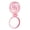 Pink, variant on Thin ABS comb with Glass combined Pliable Fast seal Daily Use and Excursions