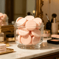 thumbnail image 3 of RAGUPEL 2026 New 12Pcs Beauty Makeup Facial Sponges Puff Round Square Skin Color Dry and Wet Puff Cosmetic Powder Puff (Large Size, Skin Color), 3 of 7