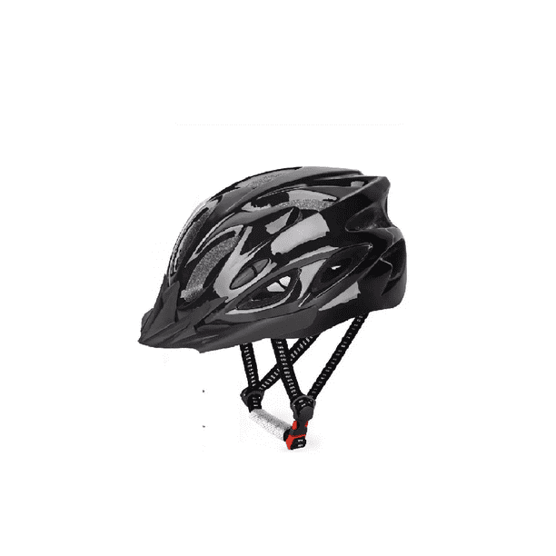 Kit Casco De Bicicleta luz De Bicicleta, gafas y mascara Negro