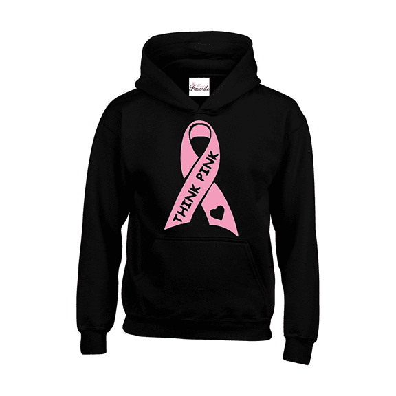 Women Sweatshirts and Hoodies - Think Pink Cancer