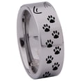 thumbnail image 3 of Paws and Ears Tungsten Carbide Ring, 3 of 9