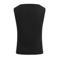 thumbnail image 7 of Youmylove Womens Casual Shirt Ribbed Tank Tops Summer V Neck Slim Fitted Tops Casual Basic Knit Sleeveless Shirts Workout Undershirt Top, 7 of 7
