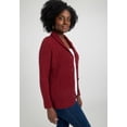 thumbnail image 3 of Jessica London Women's Plus Size Cable Blazer Sweater, 3 of 6