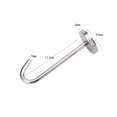 thumbnail image 5 of nipocaio Stainless Steel Screw Rack, Large Vaulted Ceiling Hook, Hanger, Plant Hanger (10.4cm, 4pcs), 5 of 5