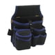 thumbnail image 2 of Bolsa para cinturón de cintura, impermeable, multifuncional, duradera, para guardar herramientas. bordes azules, 2 of 9
