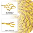 thumbnail image 3 of Unique Bargains 1/2Inch x 50Feet Natural Twisted Cotton Rope 3 Strand Tug of War Rope with Sealing Tape Yellow Brown, 3 of 6