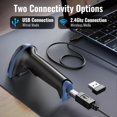 thumbnail image 3 of 1D 2D QR Barcode Scanner Wireless and Wired with Battery Level Indicator Digital Printed Bar Code Reader Cordless Handheld Barcode Scanner Compact Plug and Play Model D5100, 3 of 4