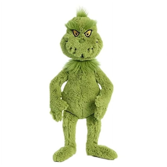 Aurora - Large Green Dr. Seuss - 16" Grinch - Whimsical Stuffed Animal