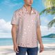 thumbnail image 3 of Balery Rose Gold Abstract Spots 1 Camisas hawaianas de manga corta para hombre, camisas playeras de corte holgado, camisas de vacaciones con botones,X-Large, 3 of 7