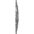 thumbnail image 4 of Ekena Millwork 18"OD x 3 1/2"ID x 1 1/2"P Riley Ceiling Medallion (Fits Canopies up to 4 5/8"), Hand-Painted Platinum, 4 of 5