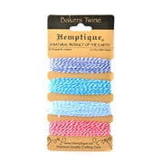Bakers Twine Cards cotton, 9.1 m x 4 colors, berrylicious pack of 6