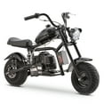 thumbnail image 4 of Aoemoe 49cc Gas Mini Chopper for Teens & Adults, Dirt Bike with Headlight, Rear Shock, Disc Brakes, 20MPH, Black, 4 of 12