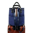 thumbnail image 5 of N Series | SOFIA | 3-In-1 Nylon Ladies' Convertible Backpack Tote - Navy, 5 of 10