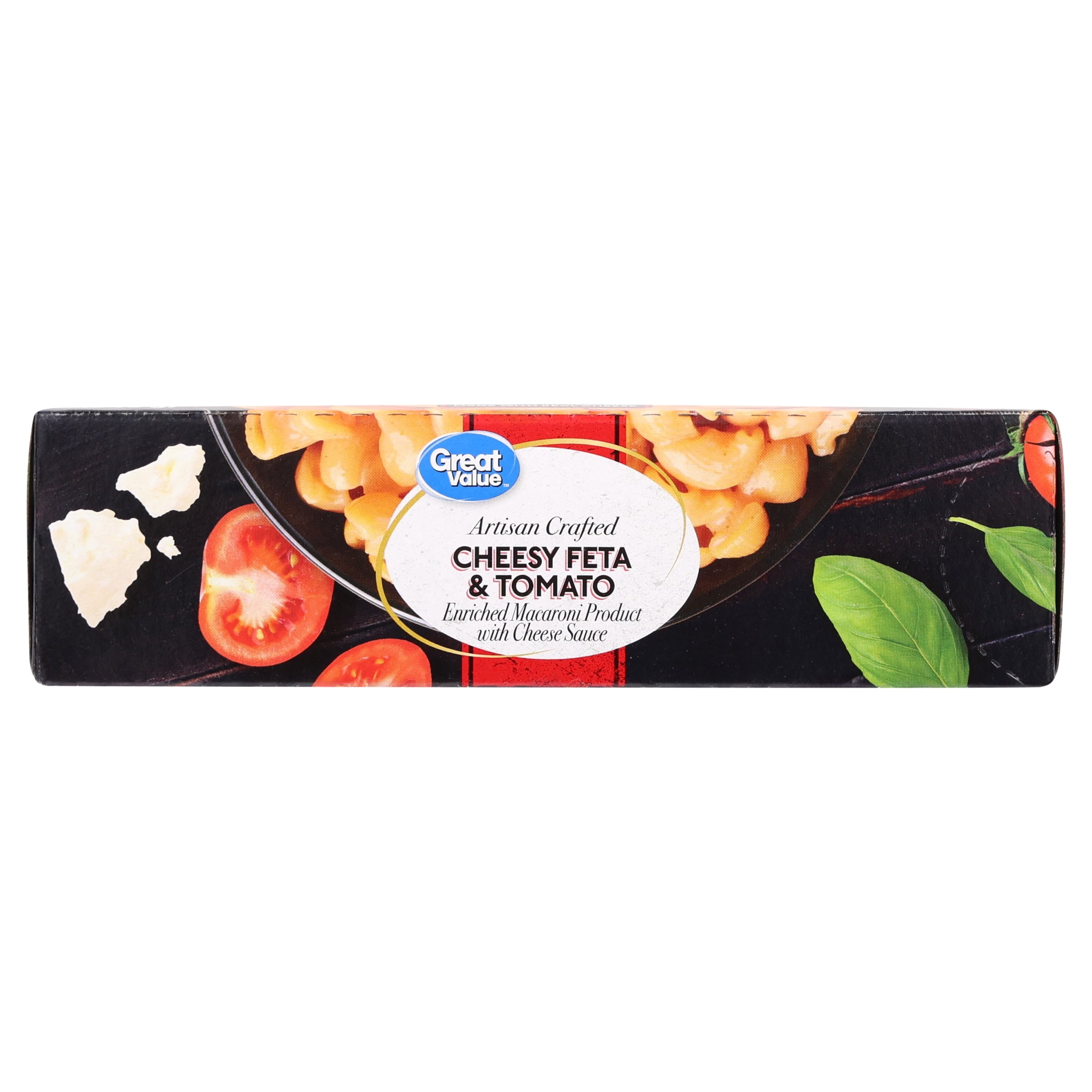 Great Value Artisan Crafted Macaroni and Cheese, Feta and Tomato, 12 oz (Shelf Stable)