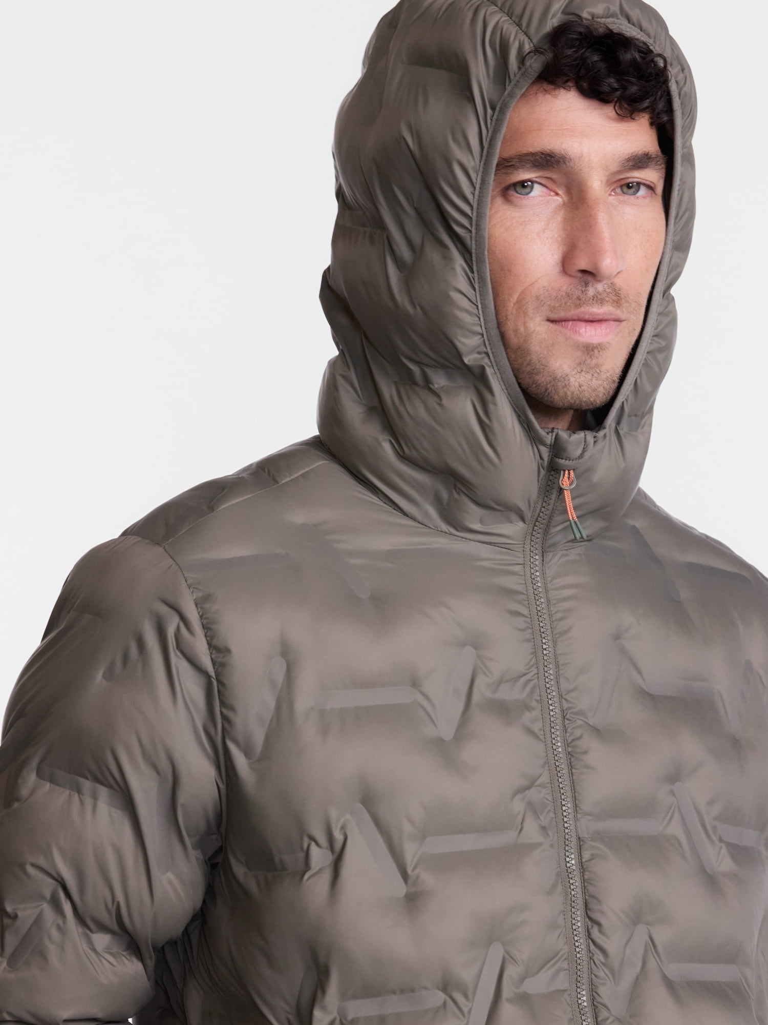 Ozark Trail Men's and Big Men's Midweight Puffer Jacket, Sizes S-3XL