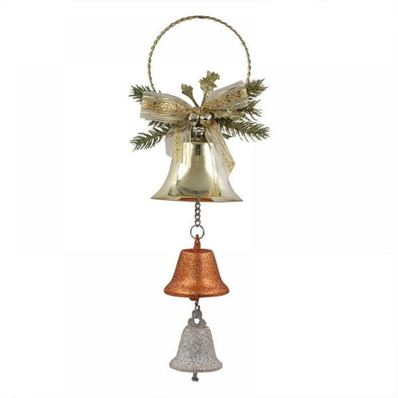 Oaktree Christmas Tree Ornaments,Liberty Bell Pendant Wrought Iron Christmas Bell for Home Christmas Decorations